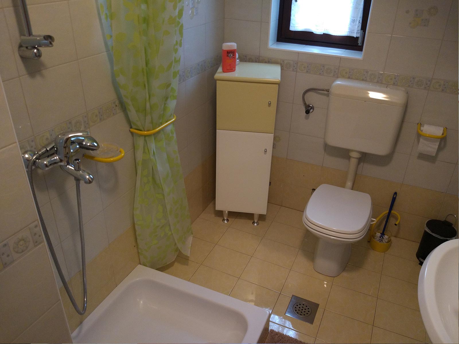 Second bathroom in Apartment Lapanja house rental and accommodation near Soca, Most na Soci, Tolmin